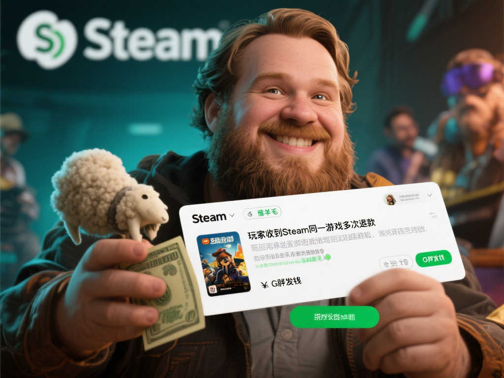 G胖大放送!玩家意外获Steam同一游戏多重退款 G胖大放送!玩家意外获Steam同一游戏多重退款