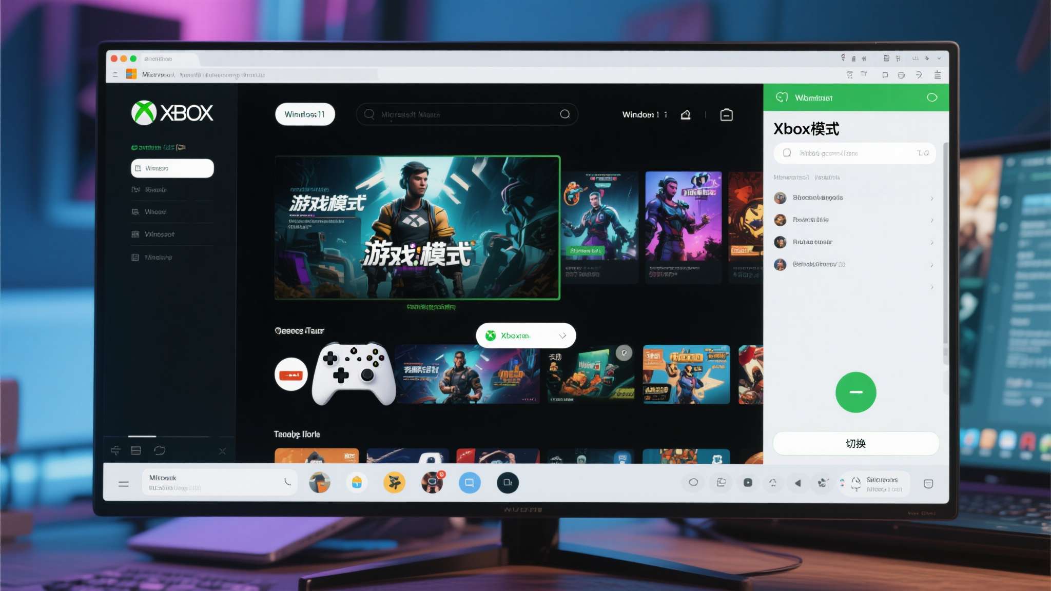 微软放大招!Win11测试"Xbox模式" 一键整合游戏库! "Xbox模式"本质上是微软为Windows 11量身打造的沉浸式游戏界面,类似